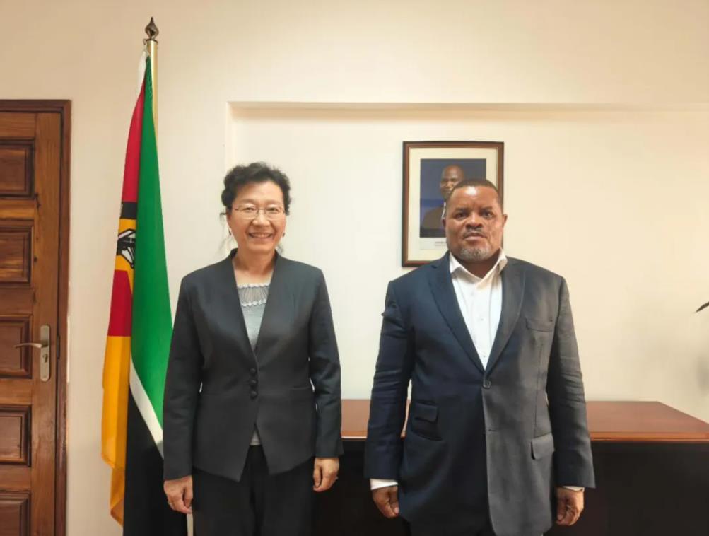 驻莫桑比克大使到任拜会莫农业、环境和渔业部部长阿尔比诺-中非友好经贸发展工作委员会