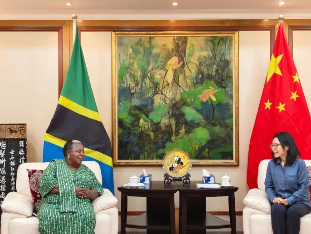 驻坦桑尼亚大使会见北京世妇会秘书长蒙盖拉夫人-中非友好经贸发展工作委员会