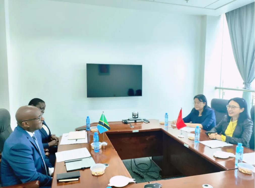 驻坦桑尼亚大使会见坦外交与东非合作部常秘谢鲁金多-中非友好经贸发展工作委员会