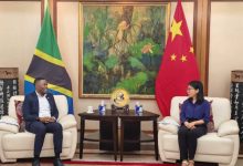 陈明健大使会见坦工贸部副常秘苏莱曼-中非友好经贸发展工作委员会