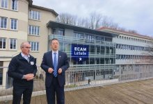 驻里昂总领事于江会见里昂工程师学院校长德普朗什-中非友好经贸发展工作委员会