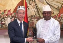 驻几内亚大使辞行拜会几全国过渡委员会主席库鲁马-中非友好经贸发展工作委员会