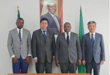 驻赤道几内亚大使会见赤几交通、通信与人工智能系统部部长埃维塔-中非友好经贸发展工作委员会