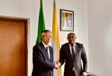 驻科摩罗大使辞行拜会科外长姆巴埃-中非友好经贸发展工作委员会