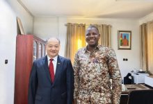 驻布基纳法索大使到任拜会布总统特别顾问伊努萨-中非友好经贸发展工作委员会